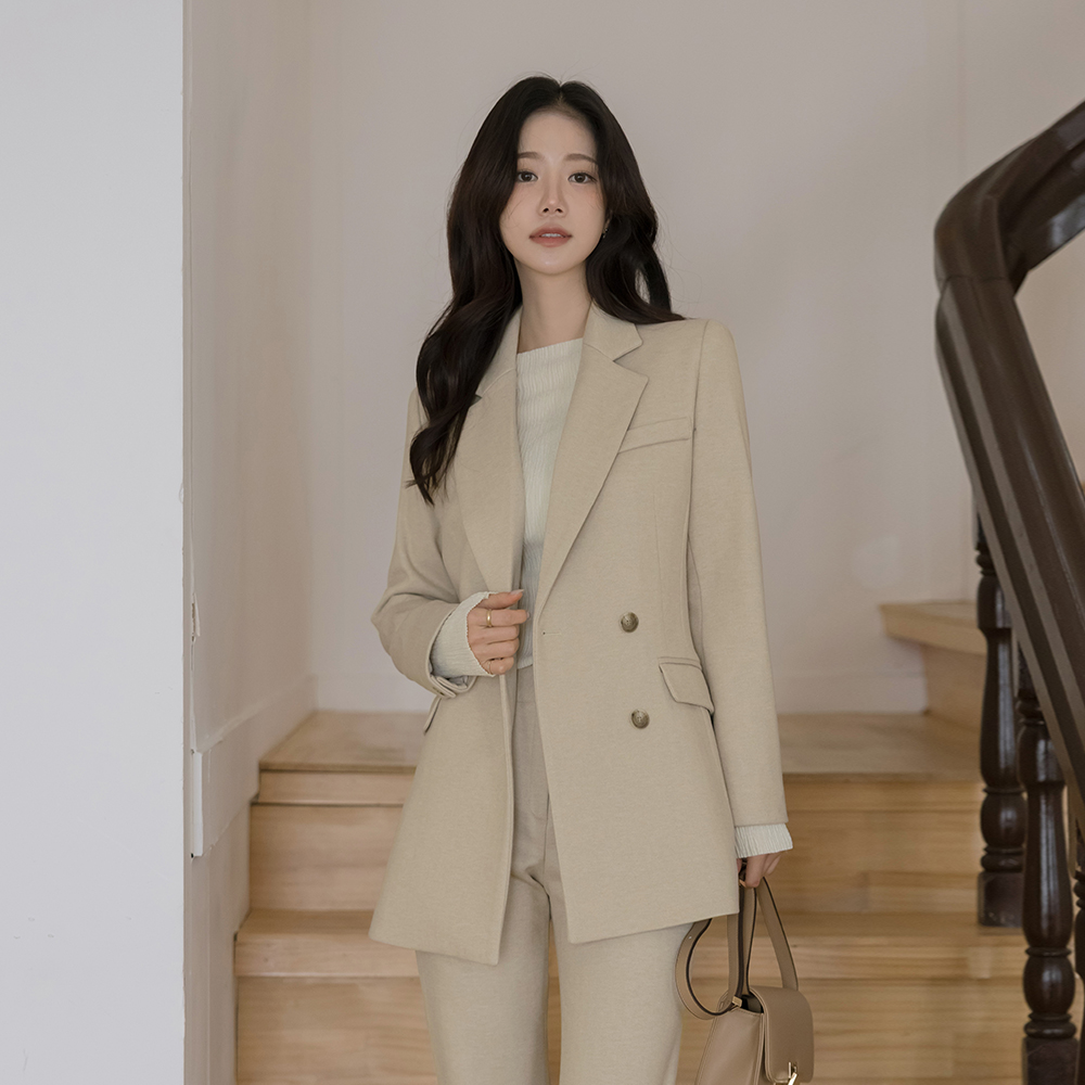 ルイ クラシック テーラード カラー 毛織 Set-up ジャケット