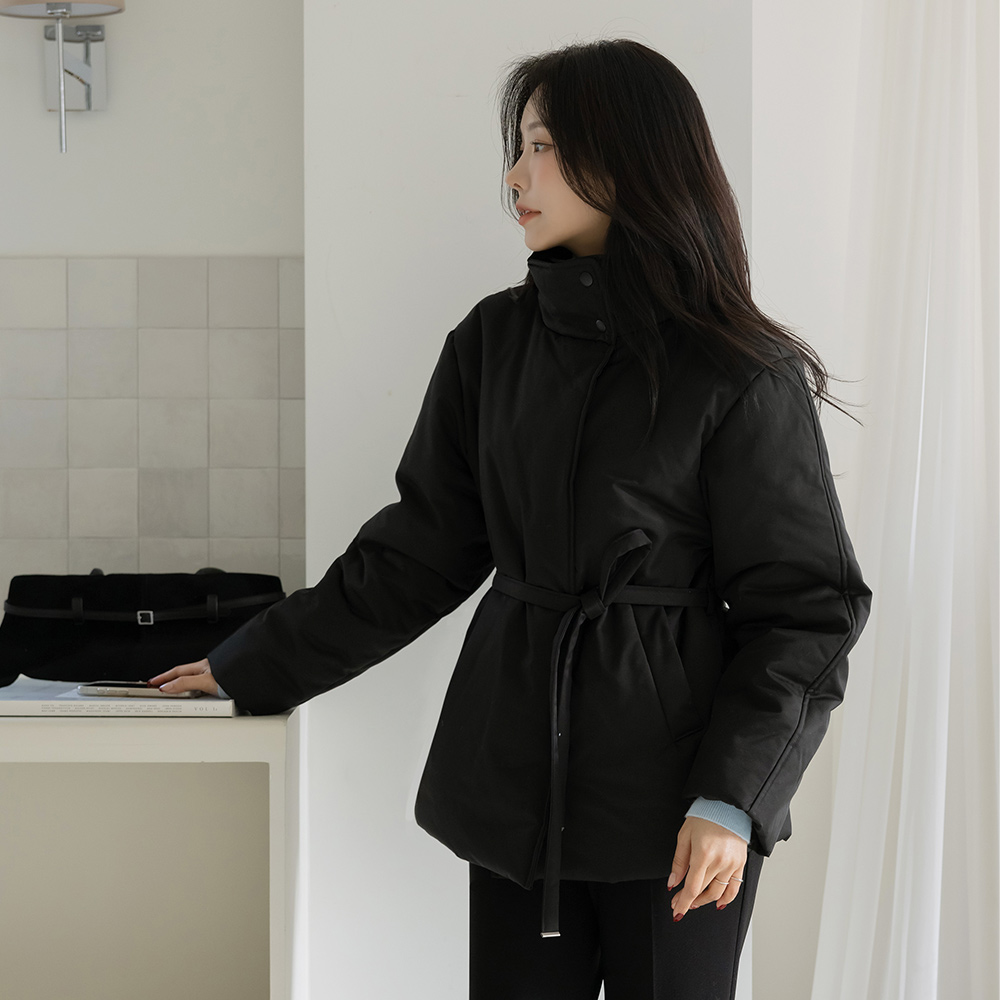 ハイネック 5オンス 人造ダウン ハーフ バディング(+ベルト)