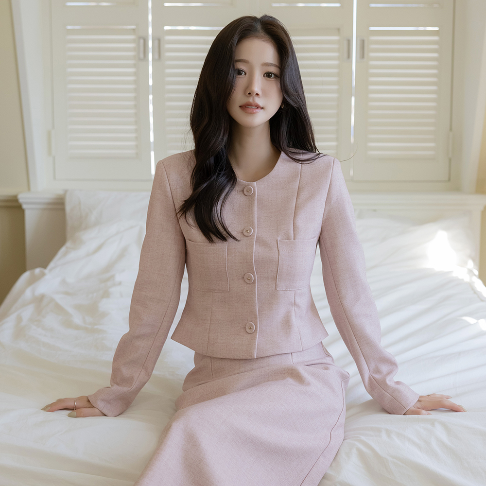 ロージー スリムフィット フォーマル クロップド Set-up ジャケット