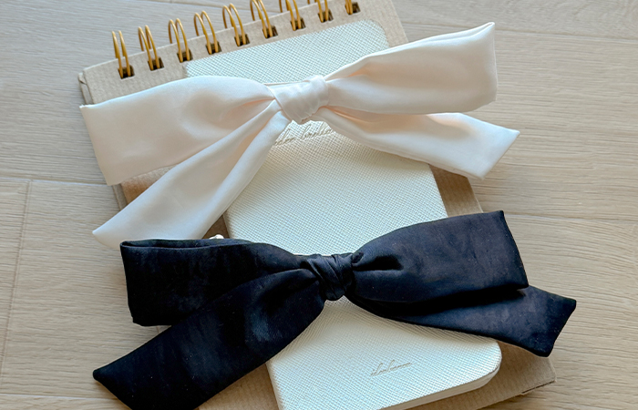 サテン リボン ピン