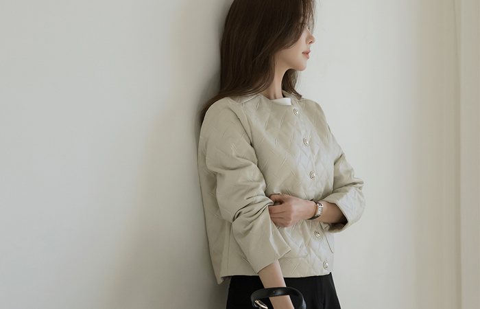 ダイヤ レザー ジャケット