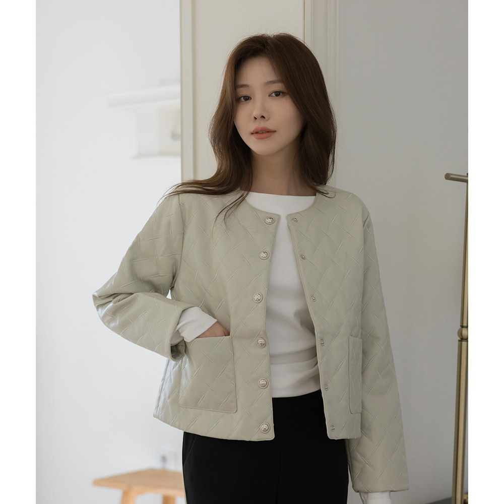 ダイヤ レザー ジャケット