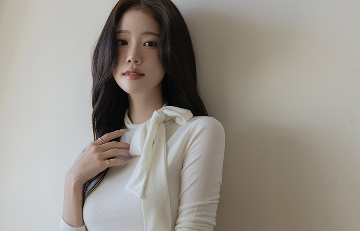 タイネック 細かく美しい ベーシック ティーシャツ