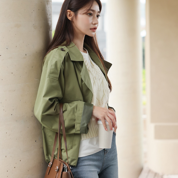 ODE ストリング ビッグポケット エポレット サファリジャケット ジャケット