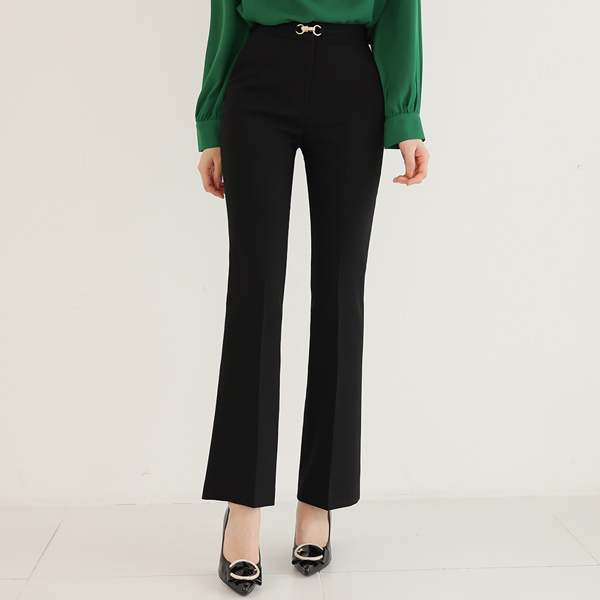 ゴールドリング バックル 飾り ブーツカット スレックス(fall)