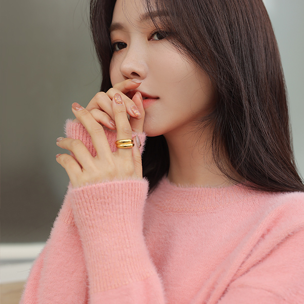 やわらかい 分厚い 綿菓子 アンゴラ ヘア ニット