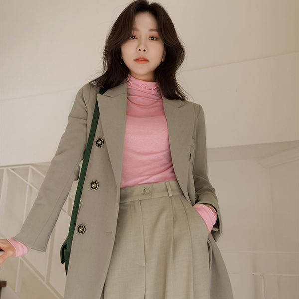 クラシック&フォーマル スタイル ダブルボタン コート