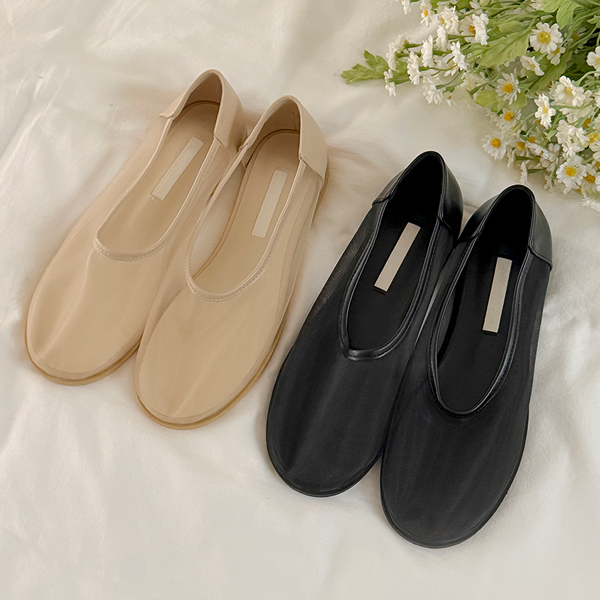 ミニマル マッシュ フラットシューズ