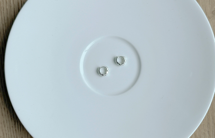 デーリー ミニ Silver リング イヤリング