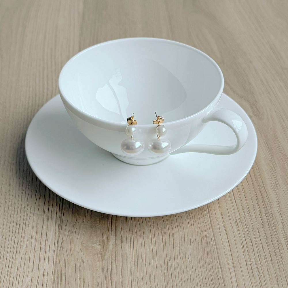 真珠 ドロップ イヤリング