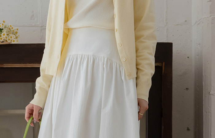 ロマンチック シャーリング フレア スカート
