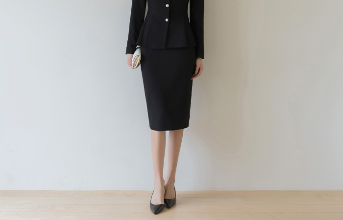 이프 ハイウエスト Hライン スカート