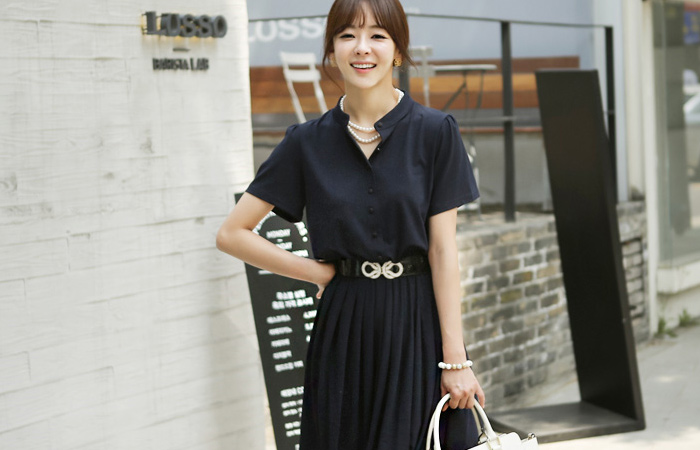 昔フレアワンピース（半袖）