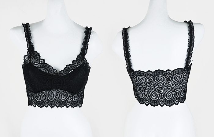 ロマンチックレイスキャップブラトップ