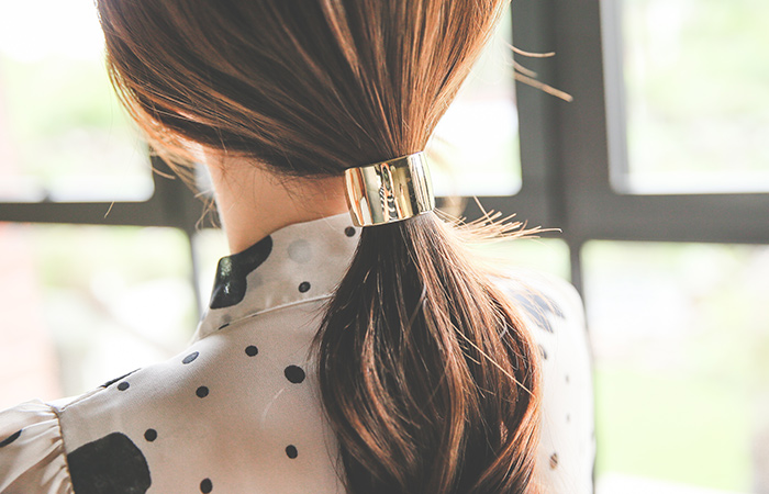 メタルカーブヘアひも