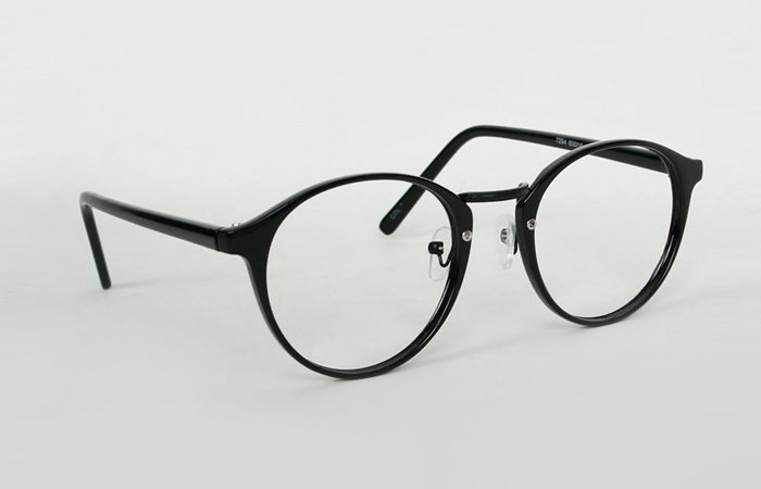 ドングルブラックメガネフレーム