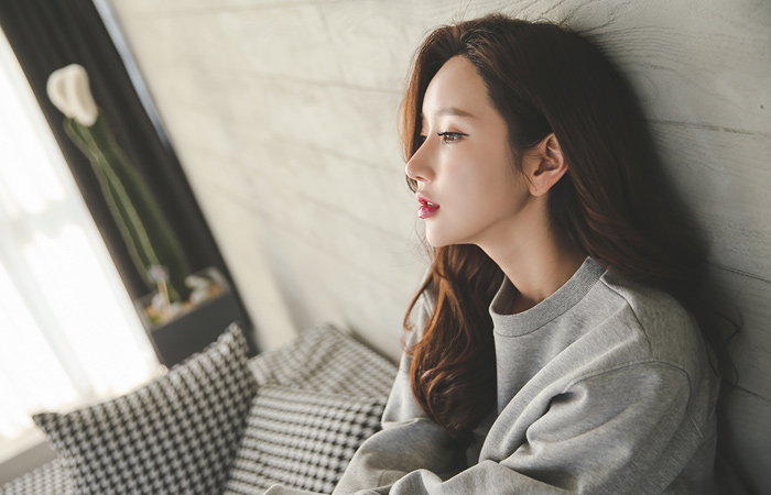 起毛 マンツーマン&マーメイド スカート SET