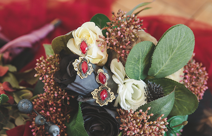 ノブレスアンティークゴールドイヤリング