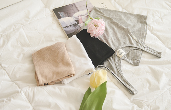 しっとりソフトゴルジ袖なし