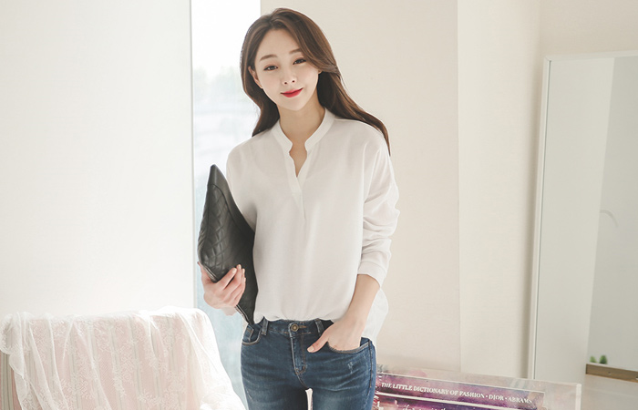 ベーシックツイストルーズシャツ