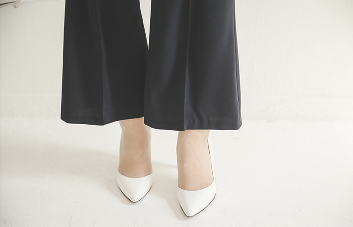 ピンタックラインブーツカットスレックス