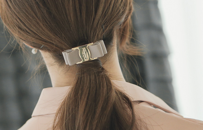 リボン飾り頭ひも