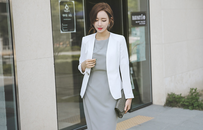 アンティークパールボタンポイントジャケット