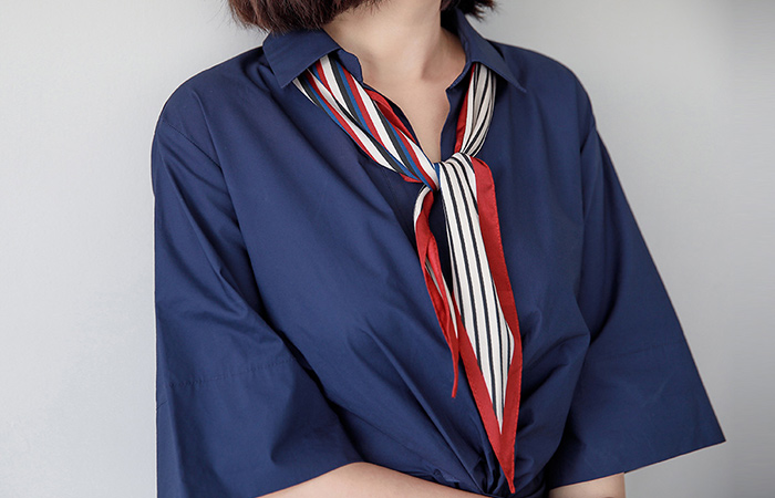 ミックスストライプスカーフ